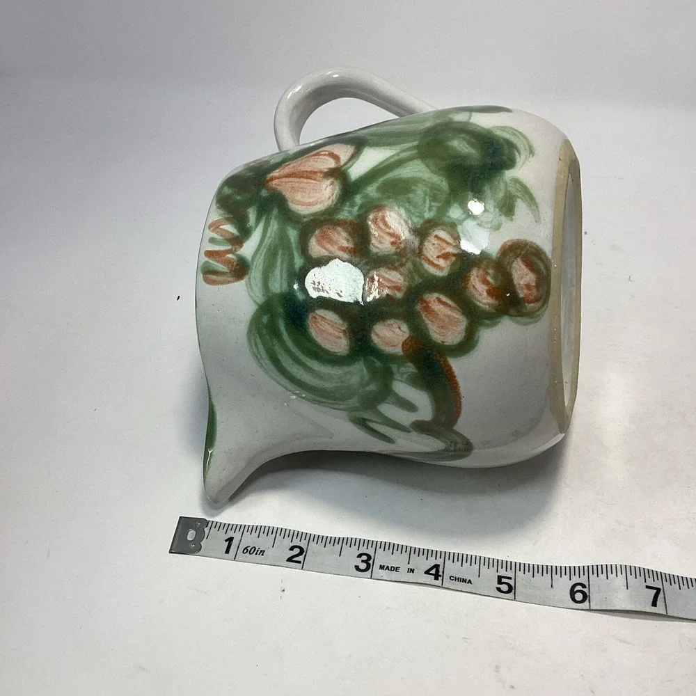 Louisville Stoneware Pottery Pitcher Jug HARVEST Grapes Pattern Vintage